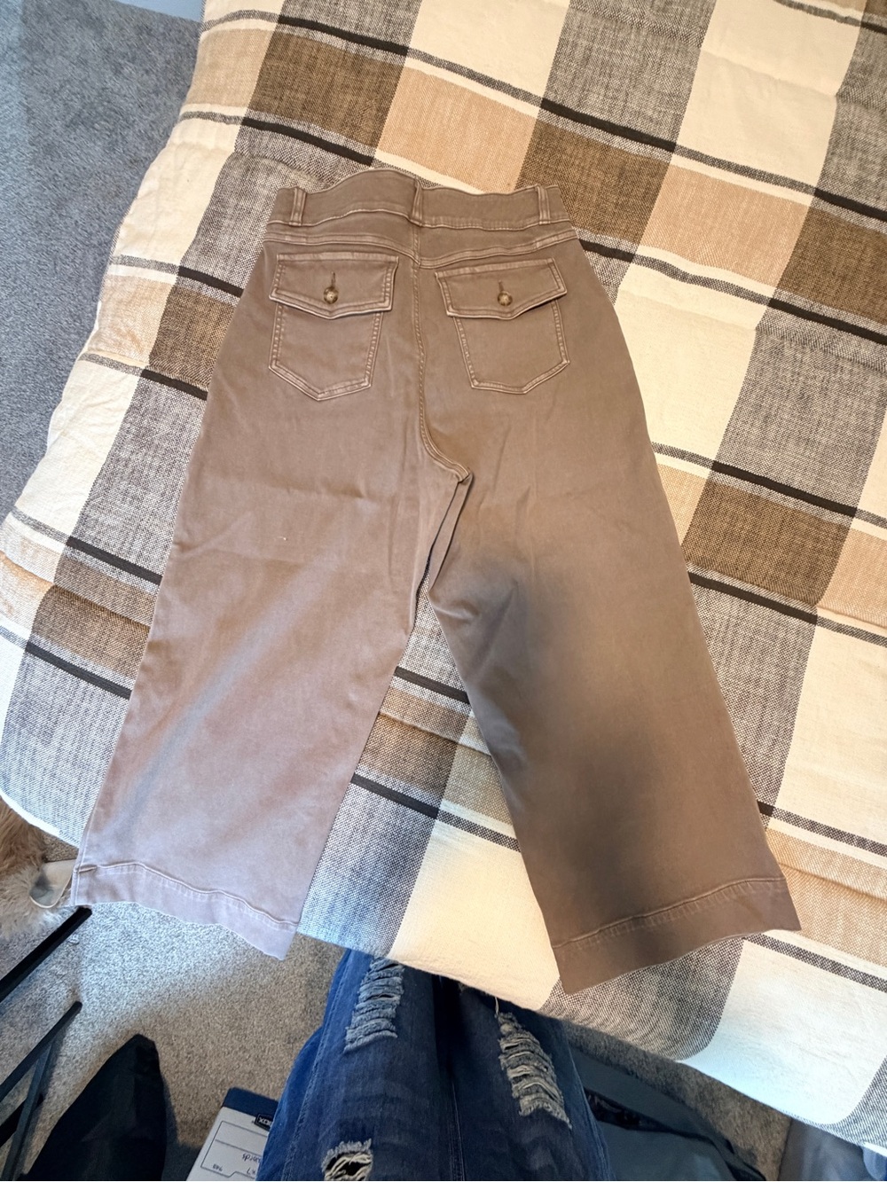 SPANX Stretch Twill Cropped Pants - Picture 5 of 11